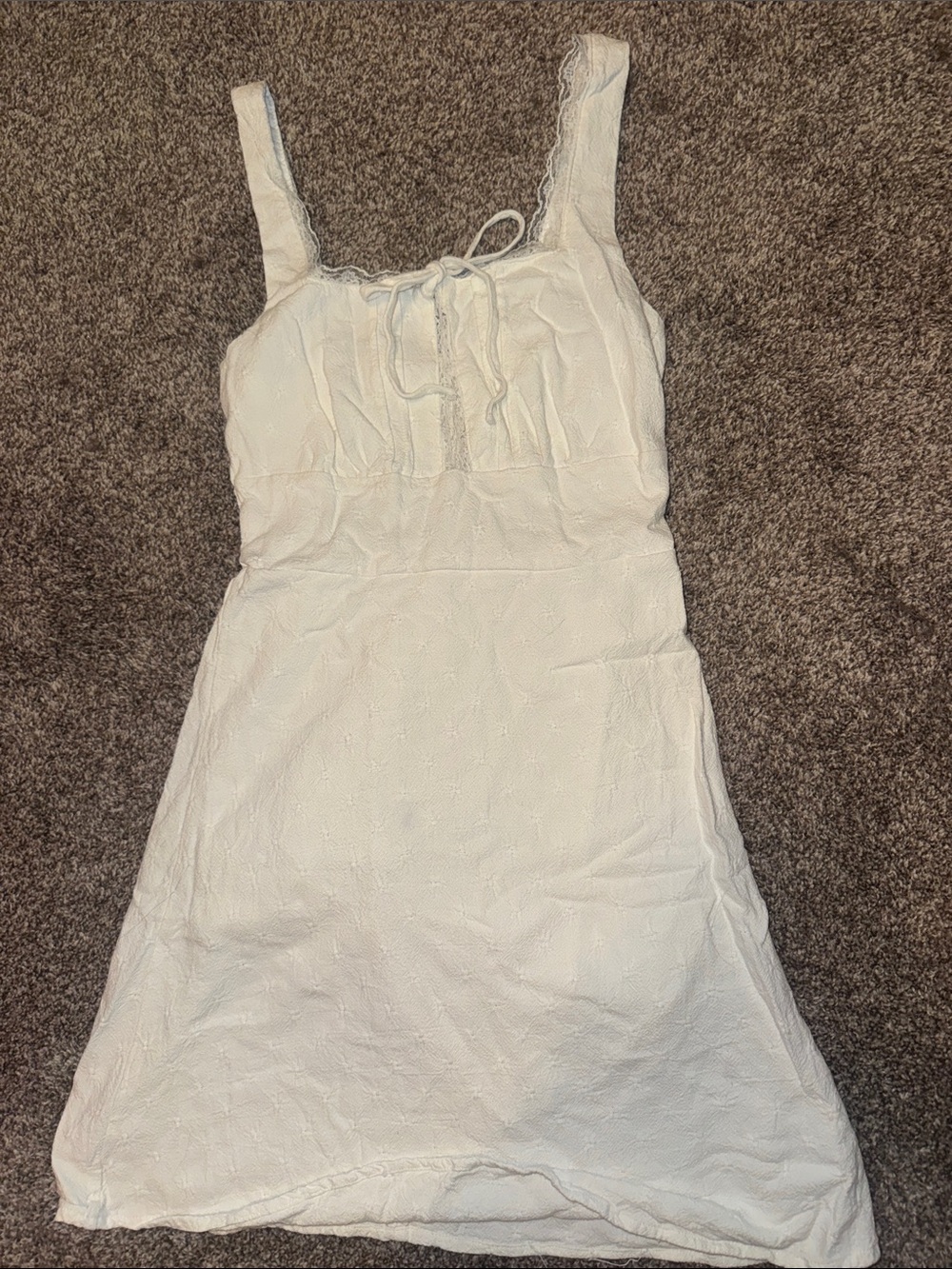 Sienna Sky White Eyelet Sundress
